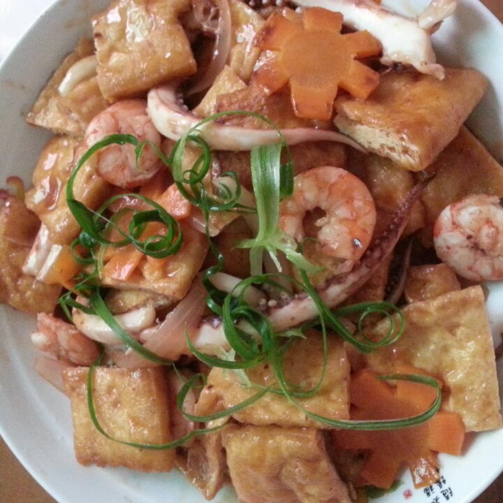 铁板三鲜