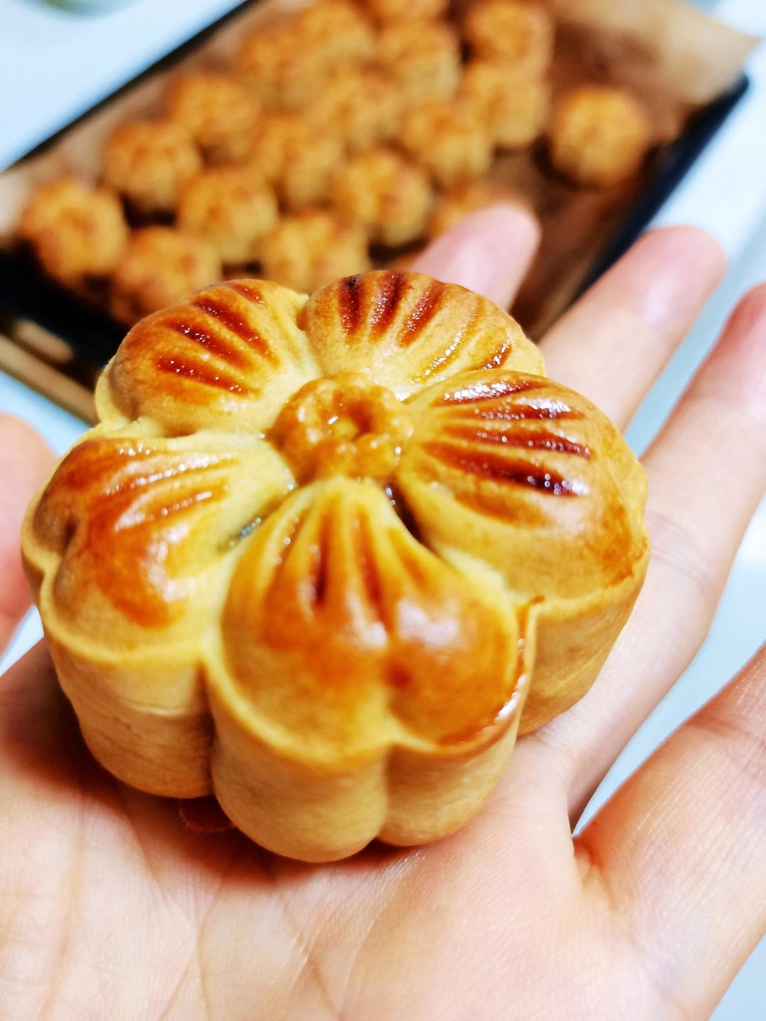 金沙奶黄月饼