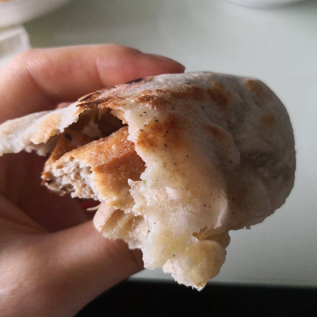 松软空心发面饼