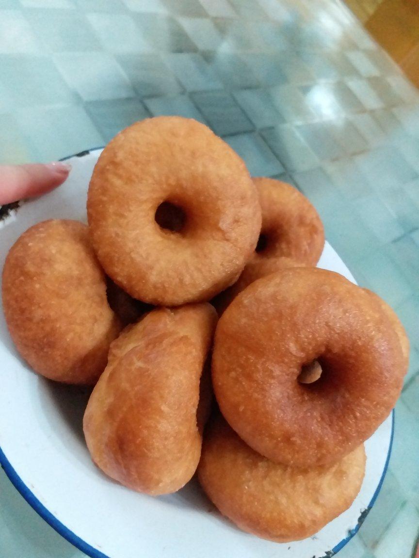 免烤箱！松软可口！一次成功的香甜甜甜圈
