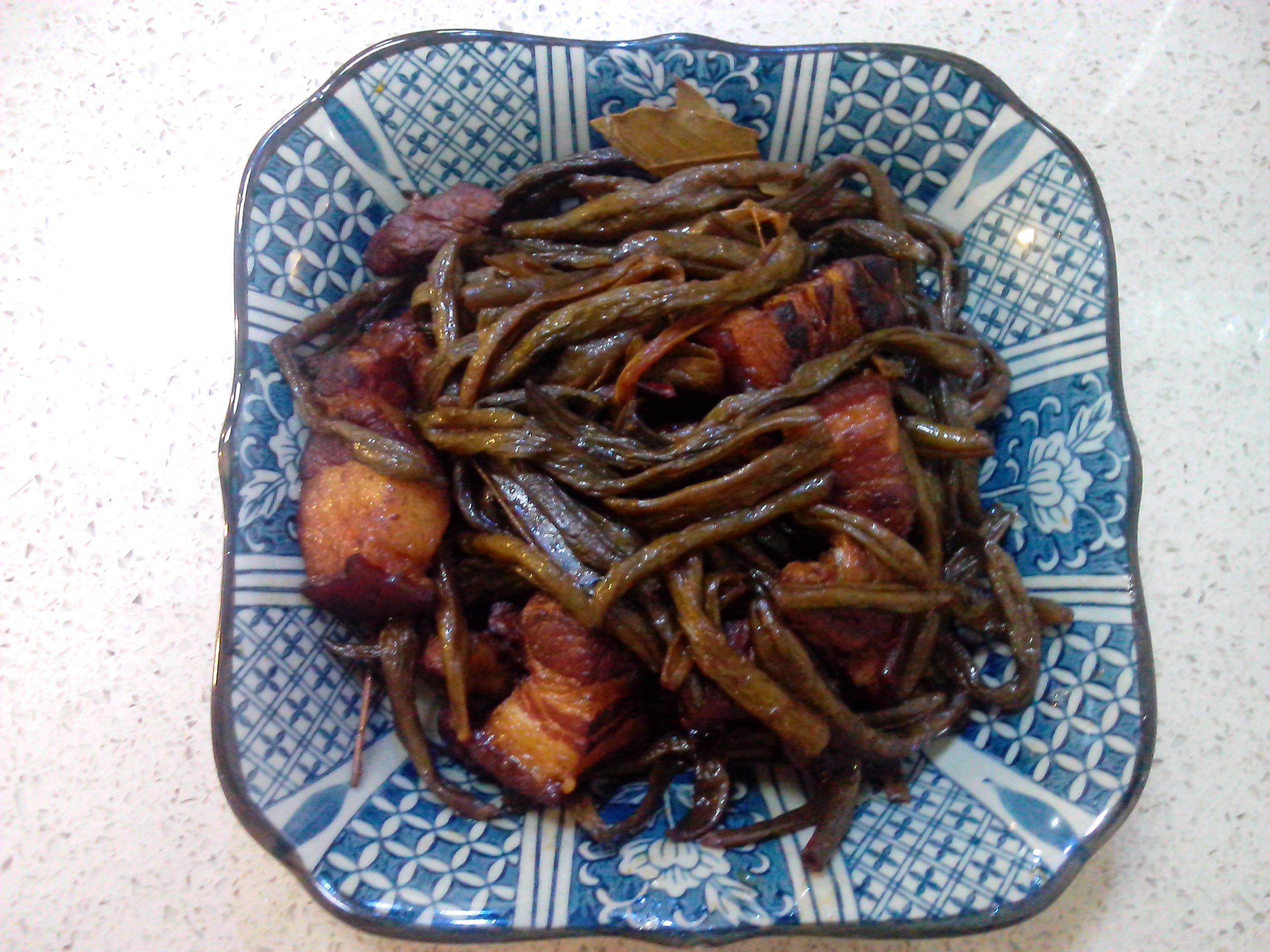 干豆角红烧肉