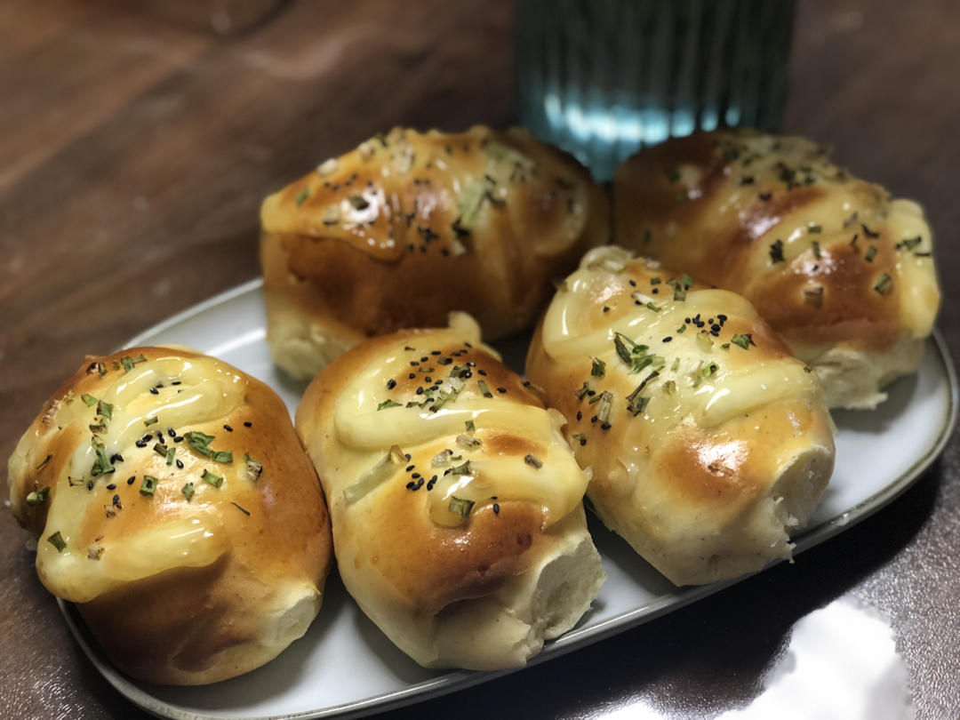 火腿肠早餐面包（一次发酵法）