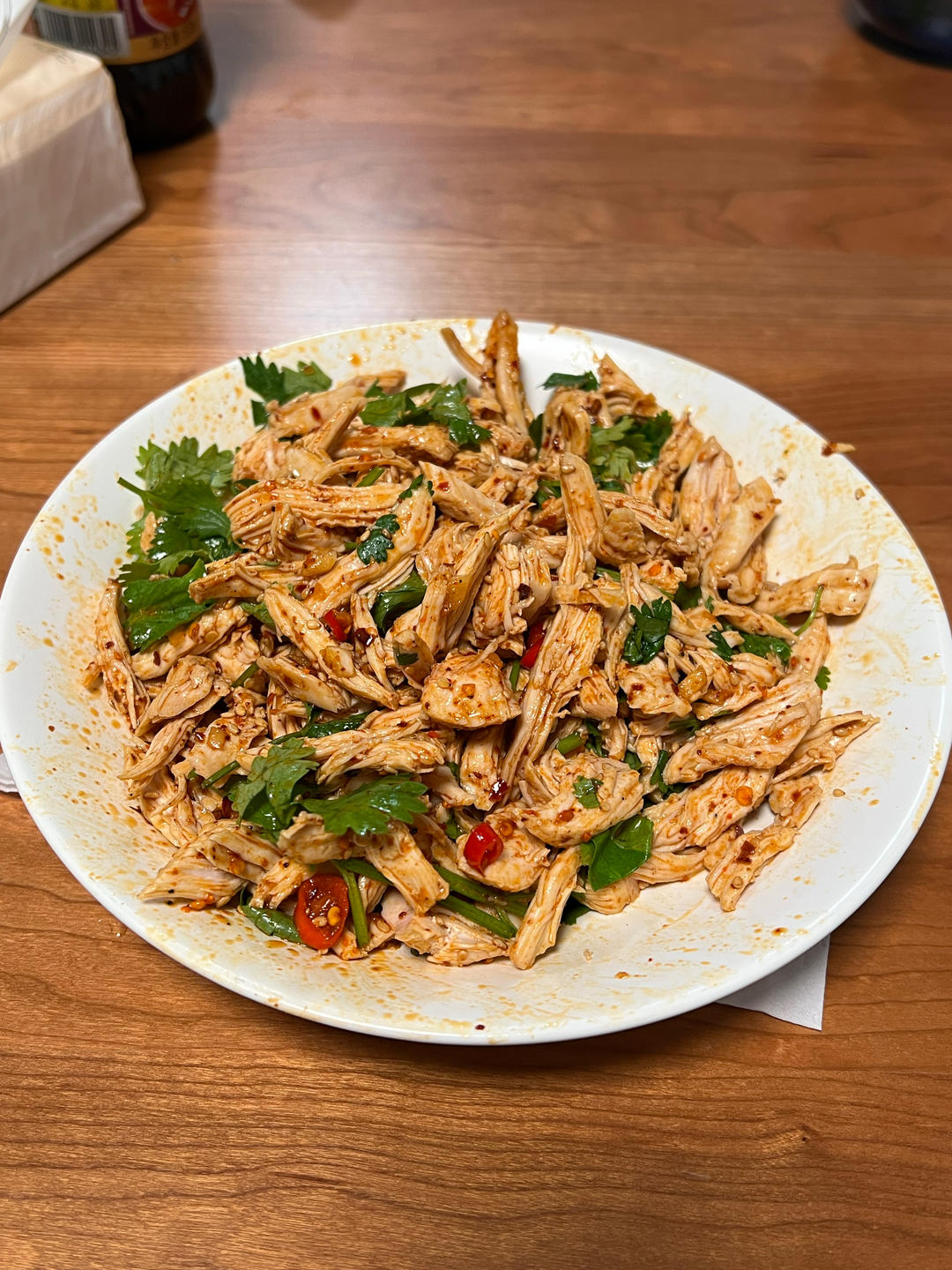 鸡胸肉这样做巨好吃❗️凉拌鸡丝😋低脂高蛋白