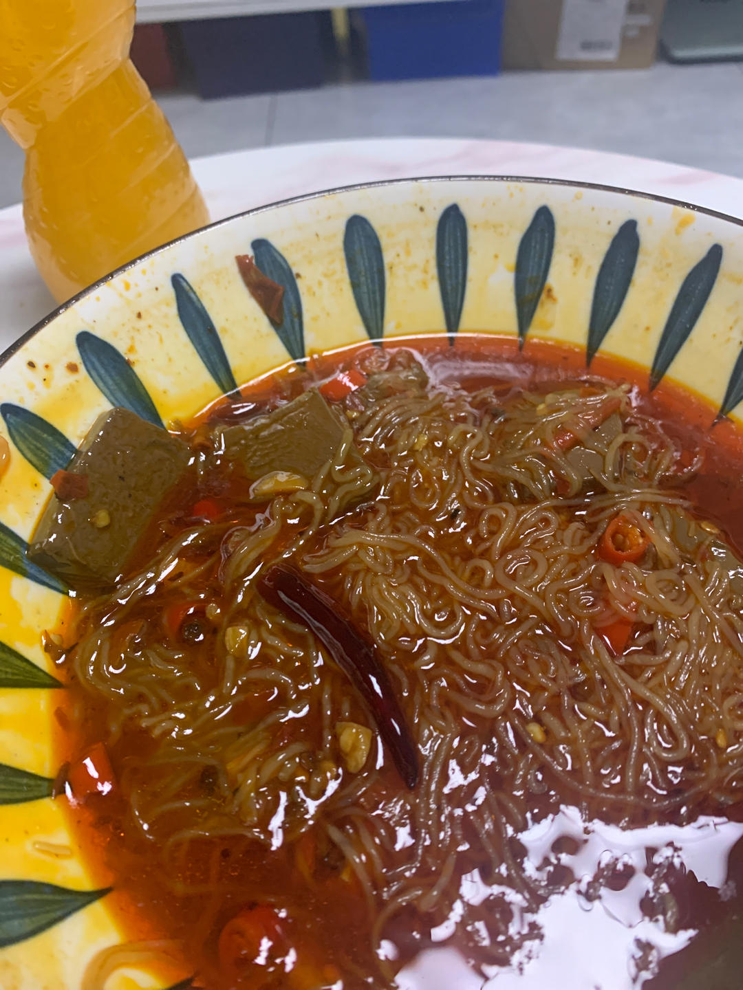 零基础美味 香辣鸭血粉丝