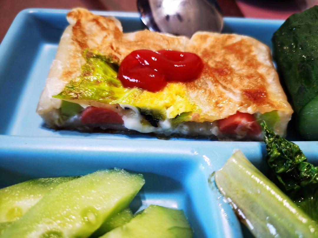 酥皮三明治（手抓饼/飞饼皮）