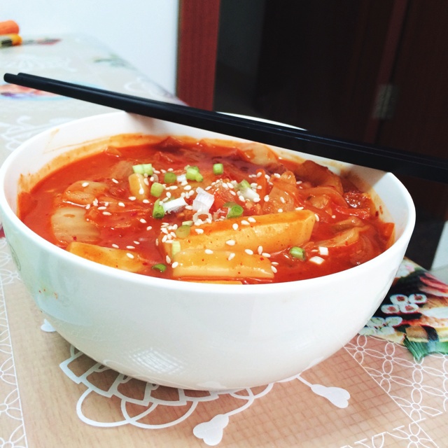 韩式辣炒年糕（or网红芝士套路之芝心年糕）