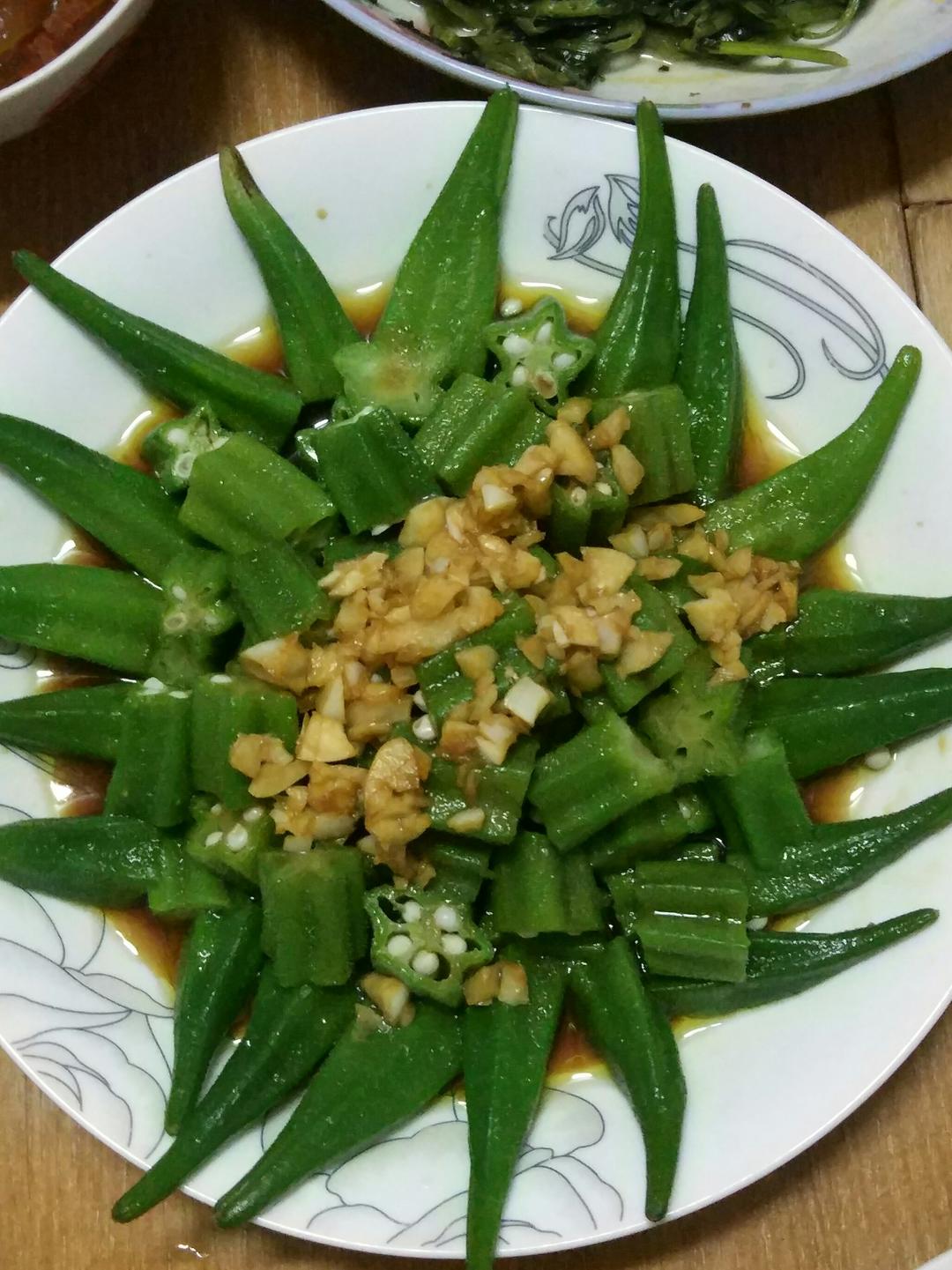 【白灼秋葵】清爽简单