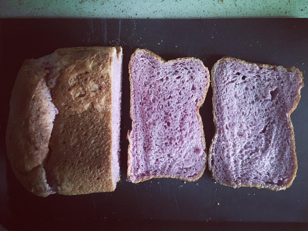 紫薯软式吐司松下面包机版的做法