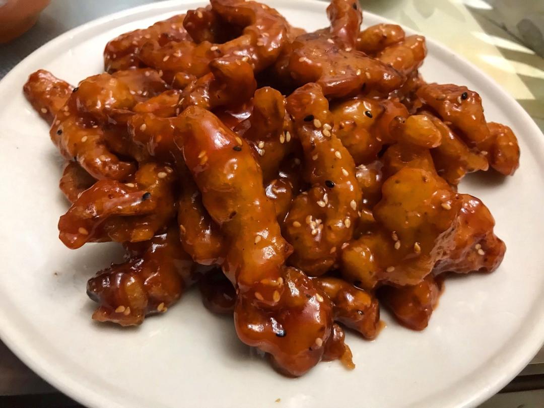 糖醋里脊-番茄酱版