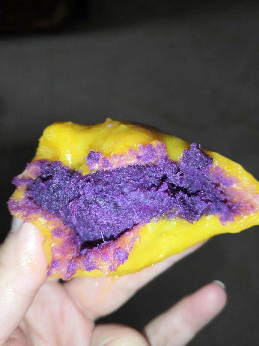 南瓜紫薯糯米滋