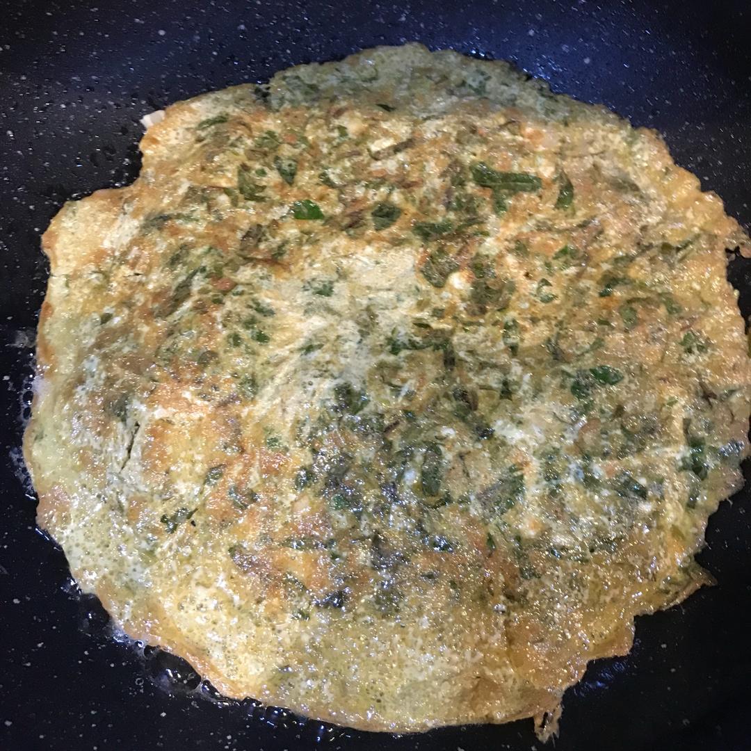香菜爱好者不能错过的香菜鸡蛋饼