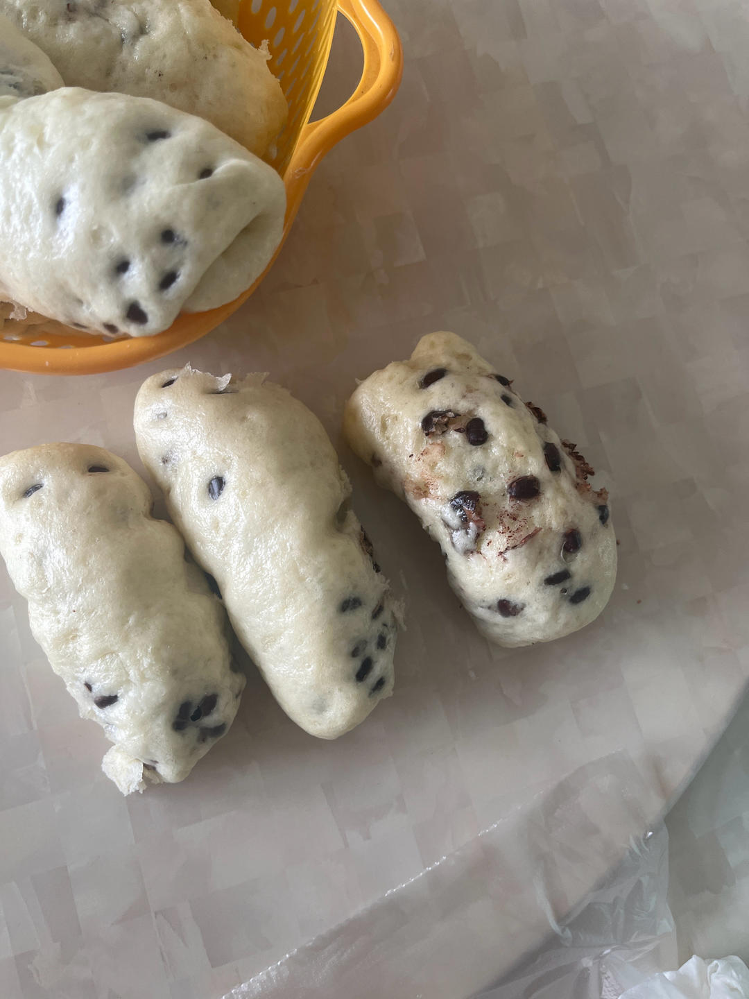 奶香红豆馒头卷