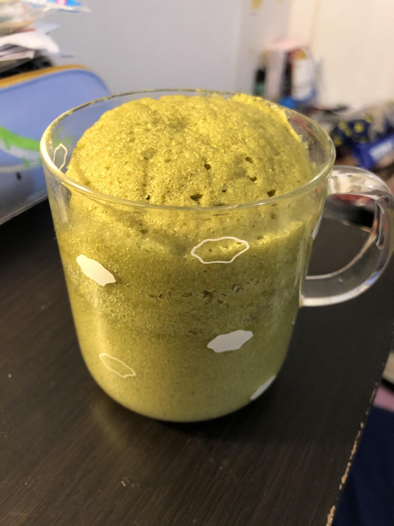 椰香抹茶杯子蛋糕(免烤箱十分钟搞定)