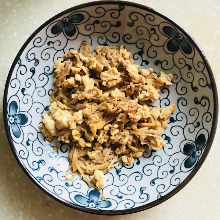 金针菇炒蛋