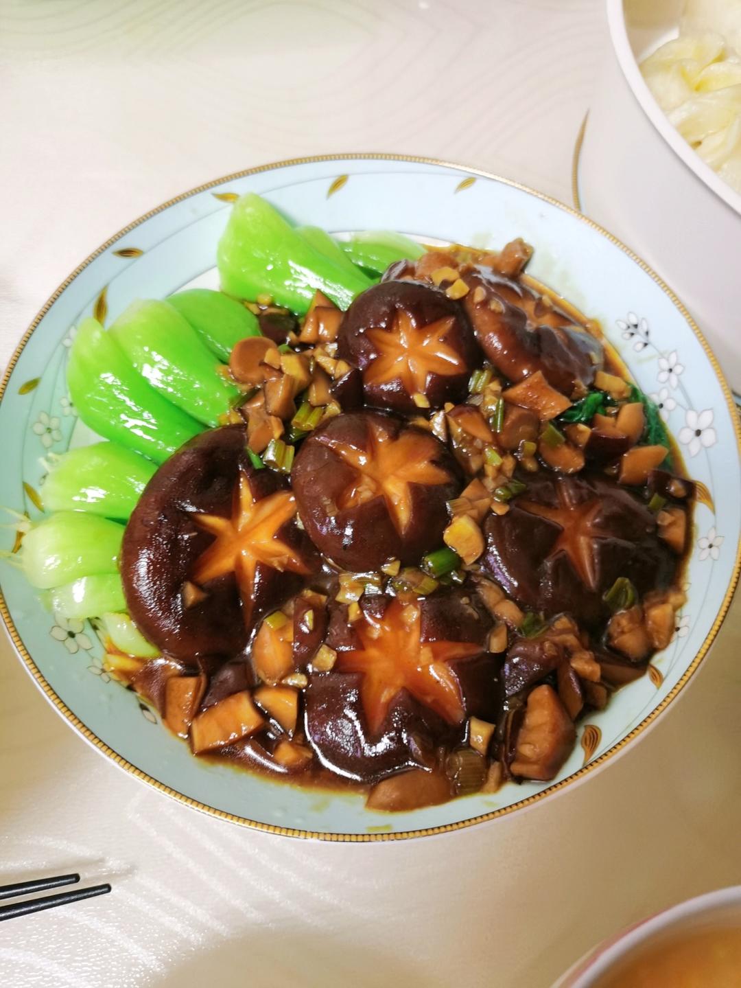 蚝油香菇小油菜