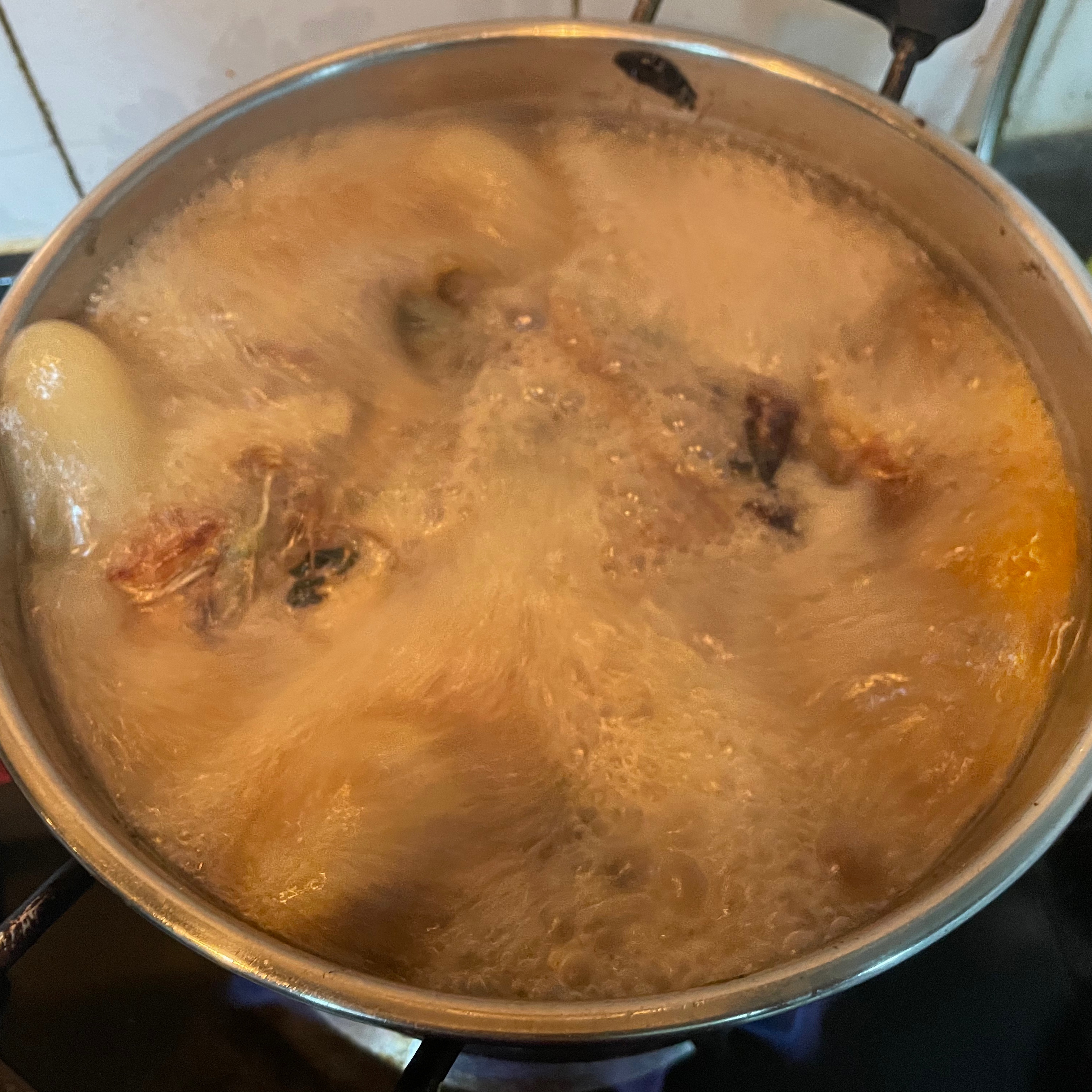 鲜香浓郁的豚骨拉面日式汤底的做法 步骤9