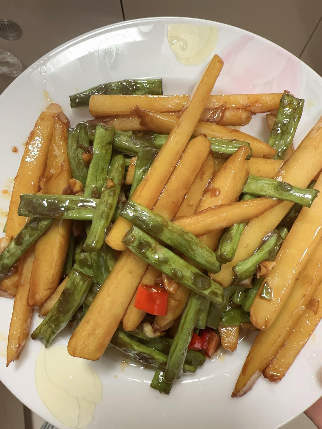 干煸豆角土豆