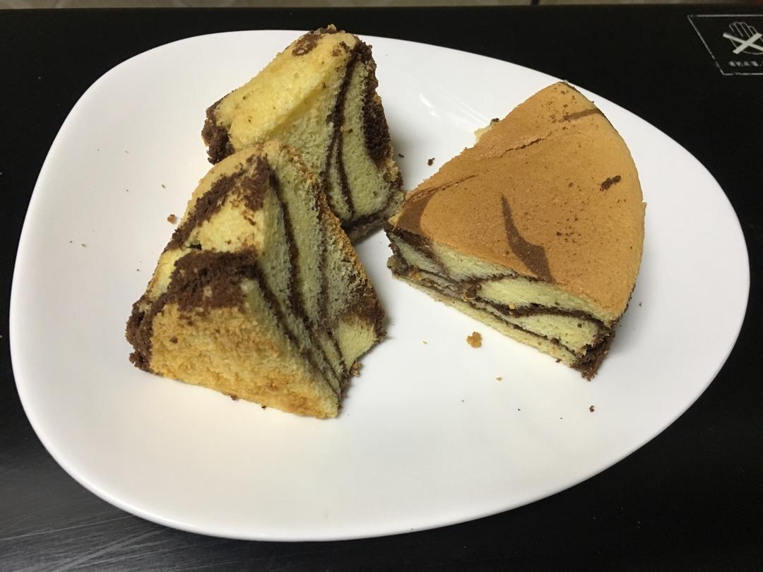 斑马纹戚风蛋糕
