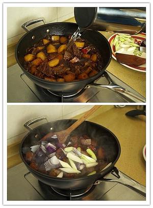 香辣牛肉炖萝卜 Spicy Beef with Turnip的做法 步骤4
