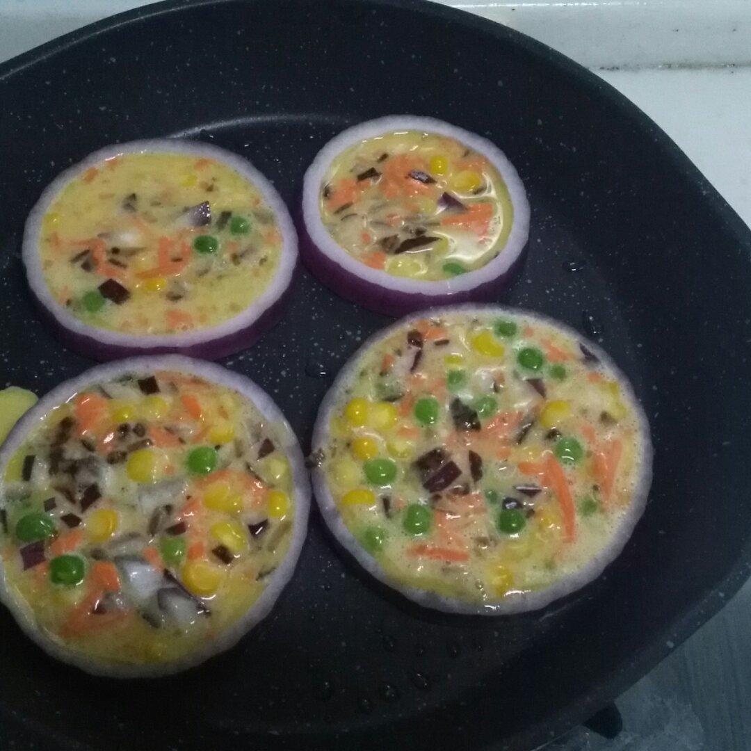 洋葱圈蛋饼