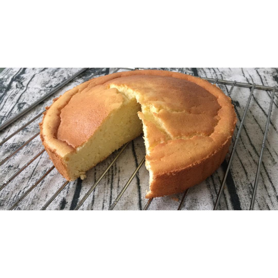 6寸原味戚风蛋糕