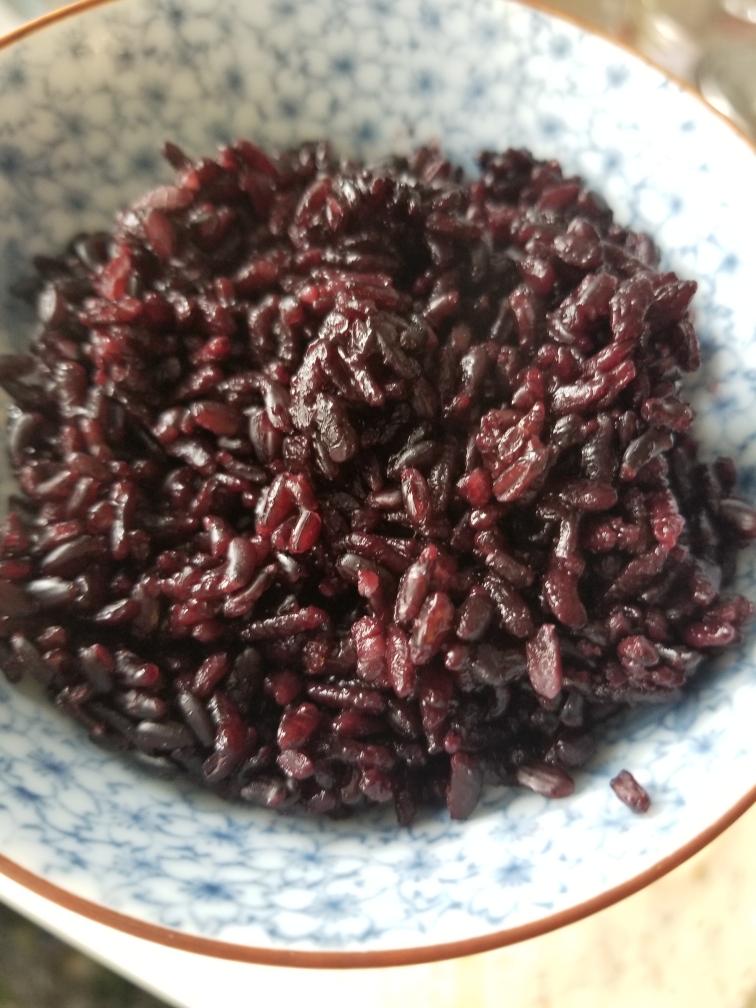 紫米饭的做法