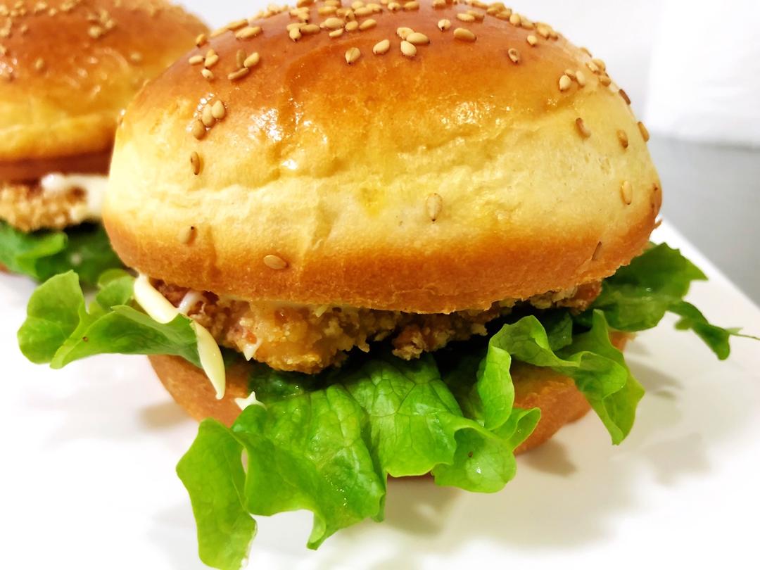 自玮做的【仿kfc】迷你至珍全虾堡