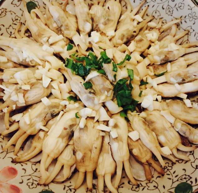 响油蛏子（最快速的下酒菜）