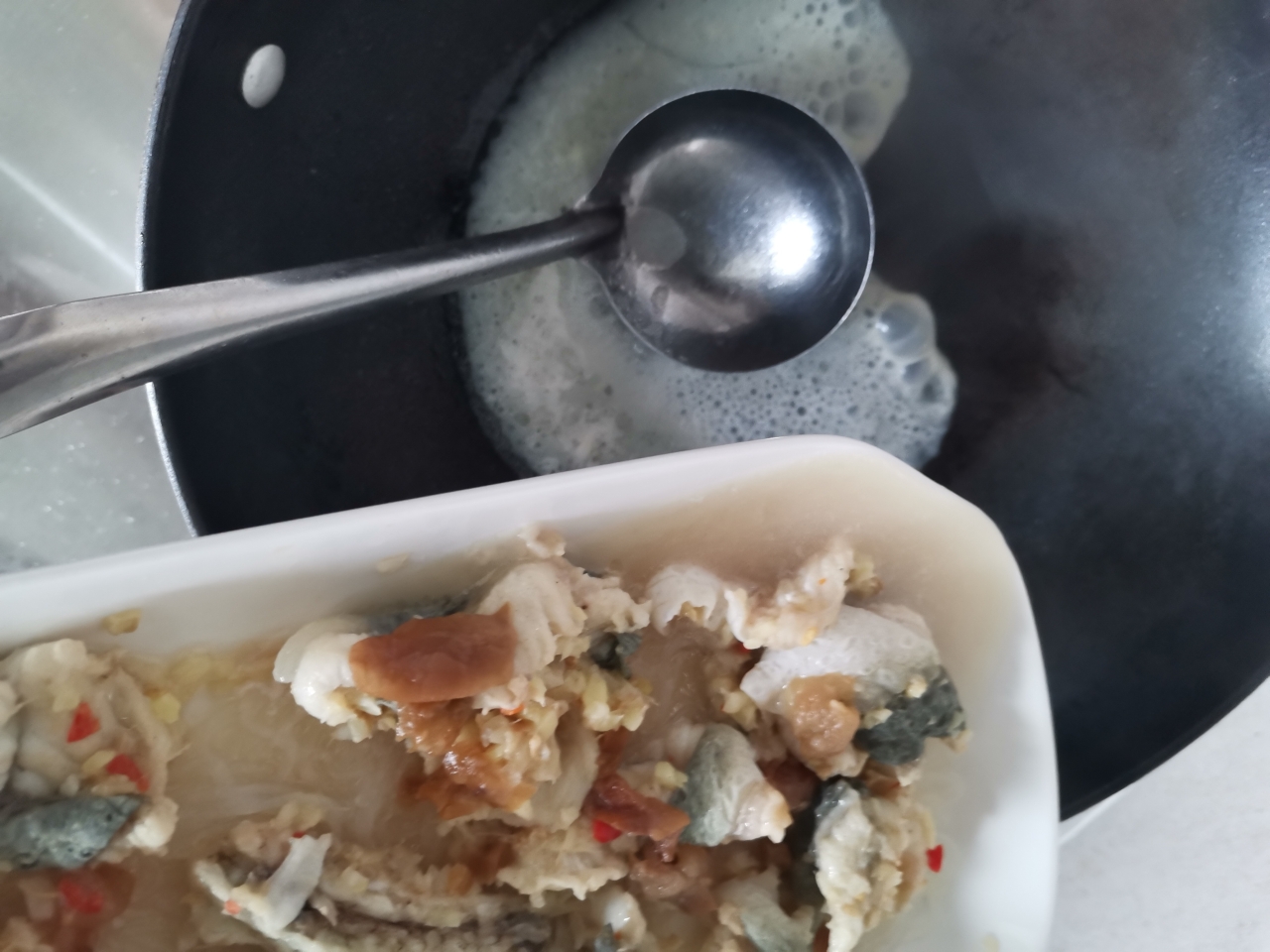 潮汕酸梅汁蒸鳗鱼的做法 步骤10