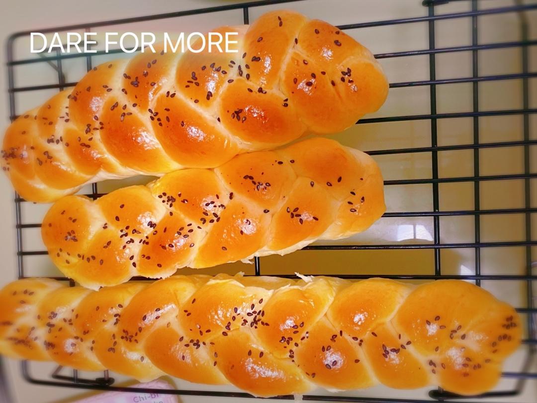 酸奶辫子面包（一次发酵）