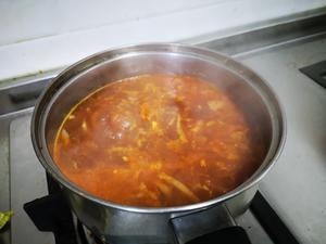 如何熬一锅热腾腾的浓郁番茄汤面/含非传统番茄去皮/熬汤过程超详细的做法 步骤12