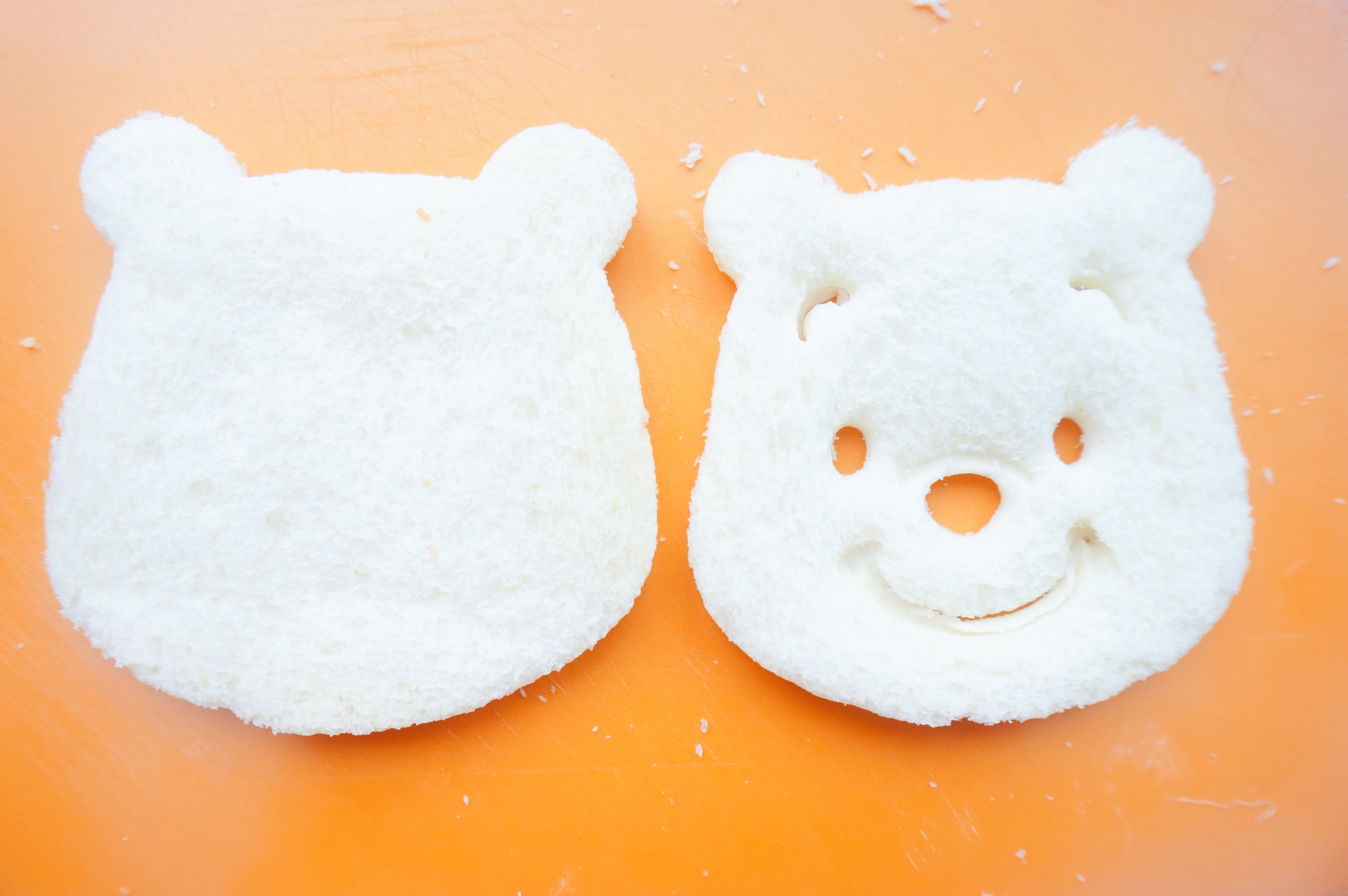 小熊芝士肉松三明治·营养丰富的快手早餐的做法 步骤2