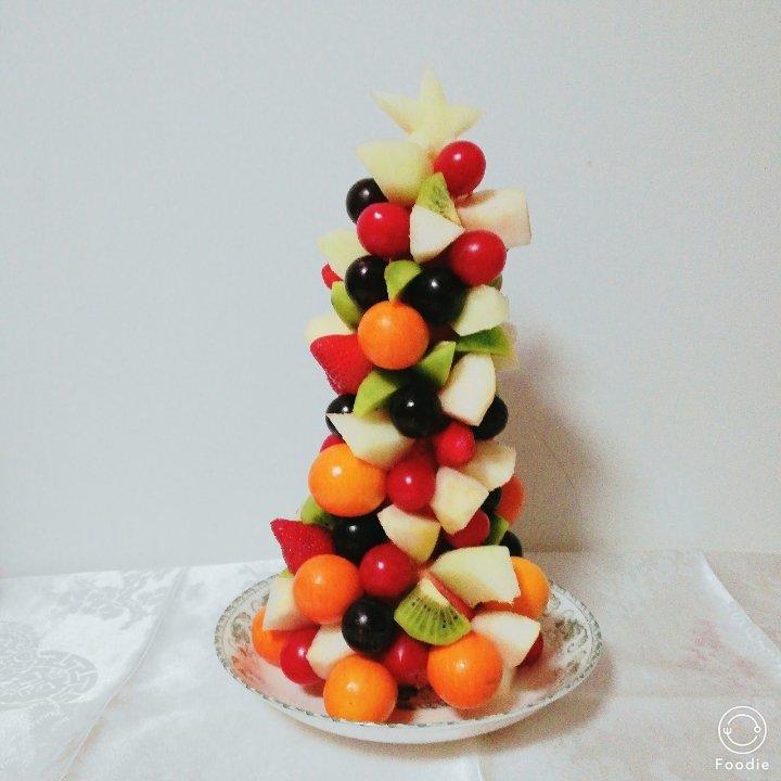 水果圣诞树