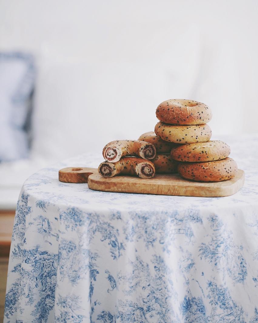 100%天然酵母贝果 - sourdough bagels