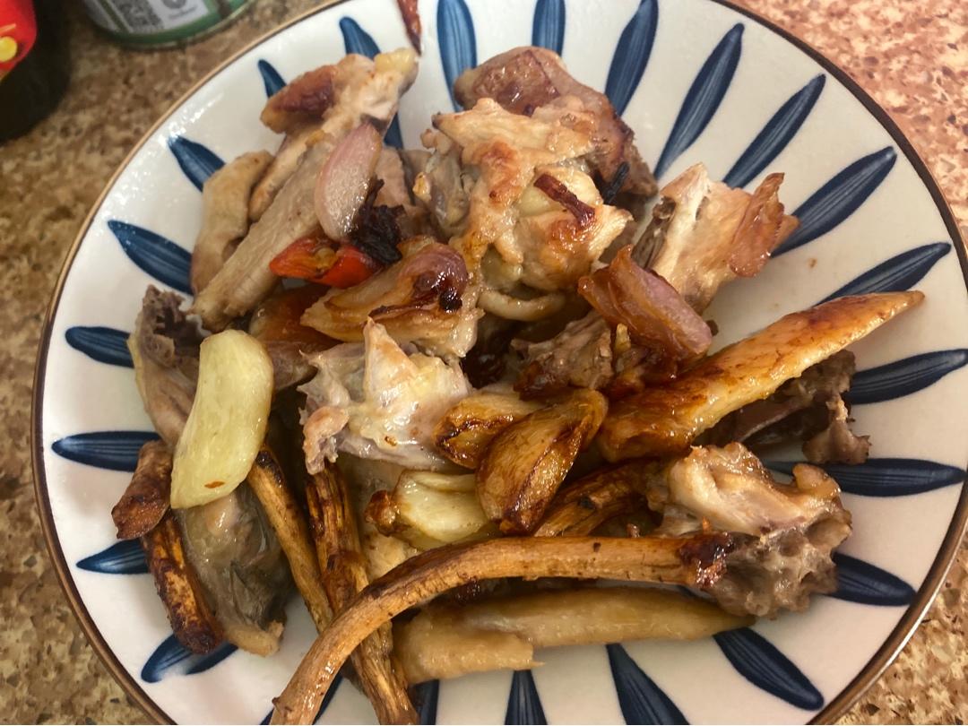 生焗五指毛桃鸡