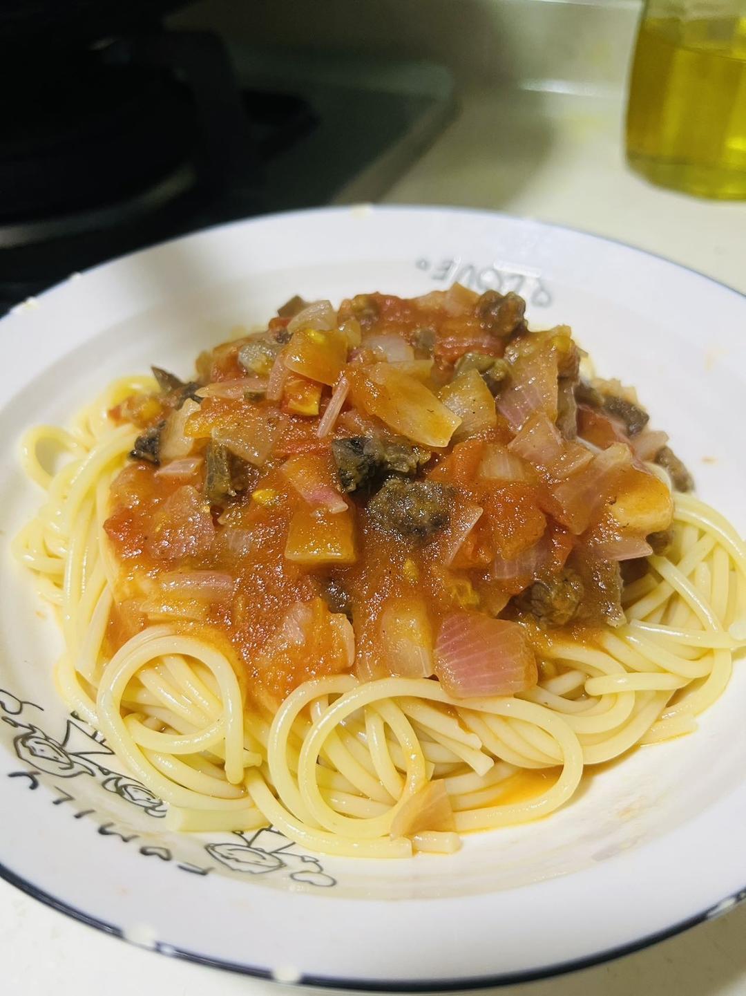番茄肉酱意面