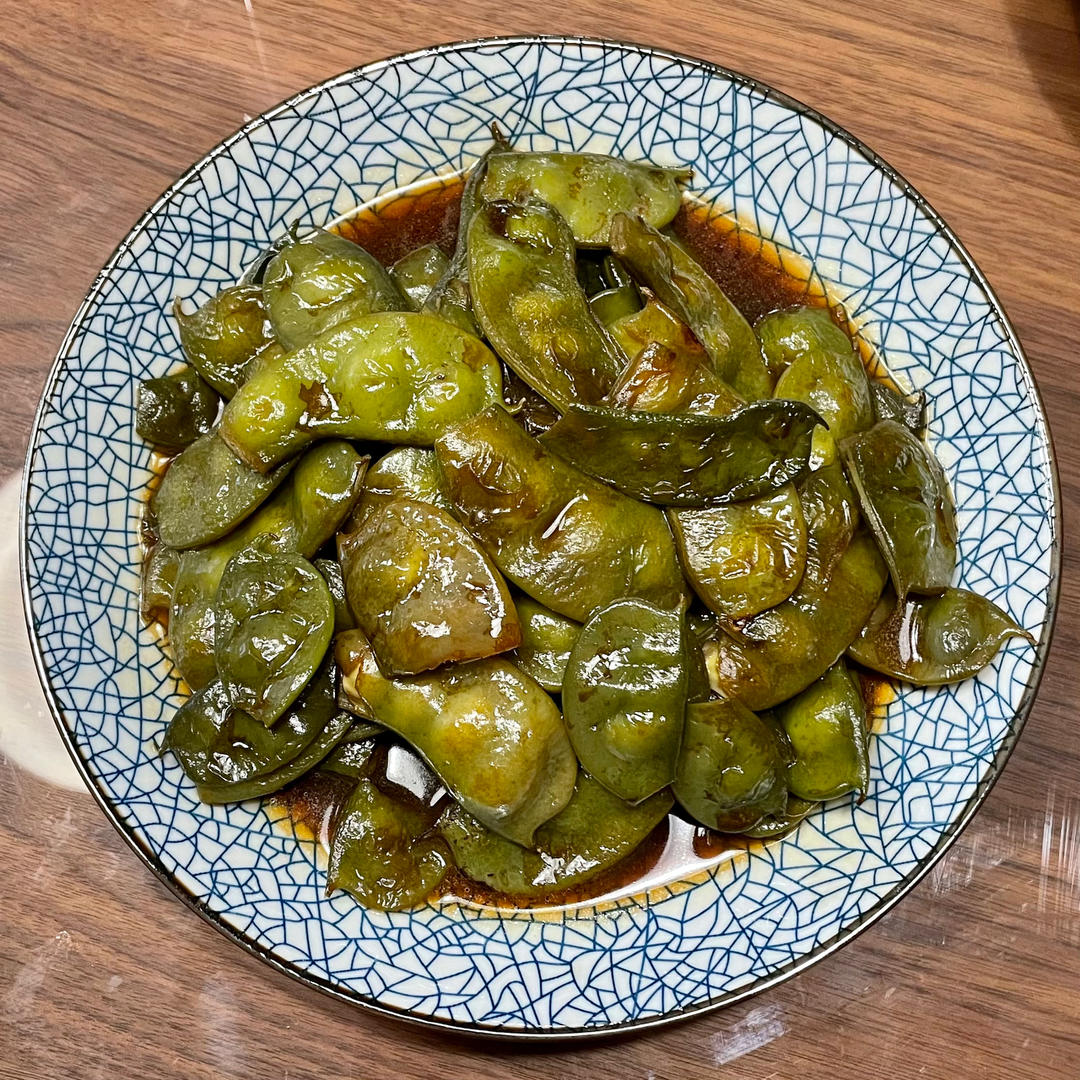 酱爆扁豆（老派上海本帮做法）
