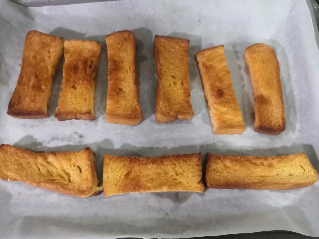 蜂蜜面包条，老少皆宜，看剧小零食