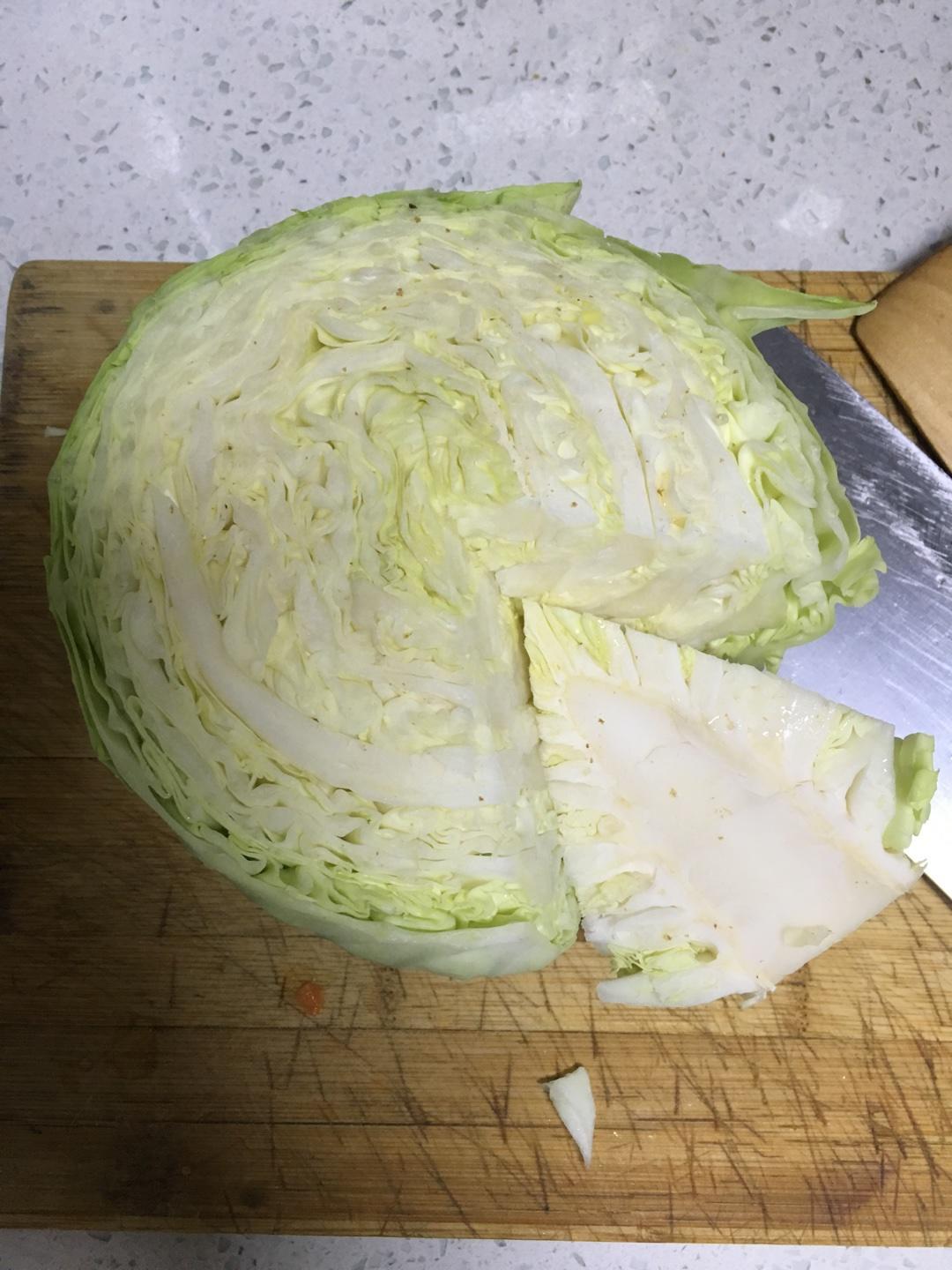西红柿炒茴子白的做法 步骤1