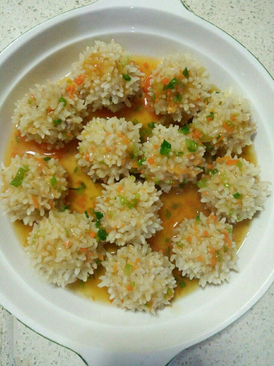 蒸糯米肉丸子