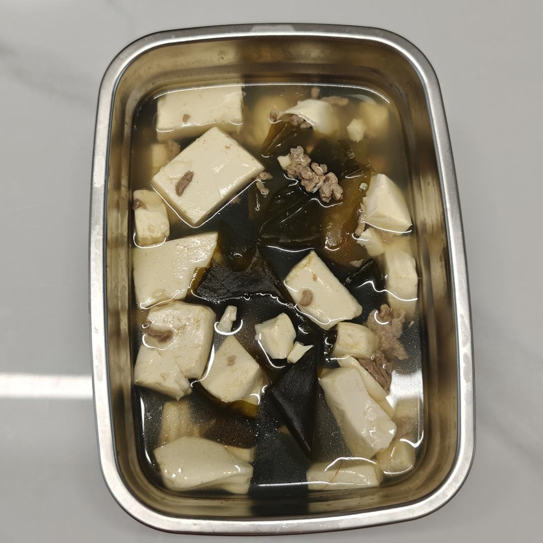 海带苗牛肉鸡蛋汤