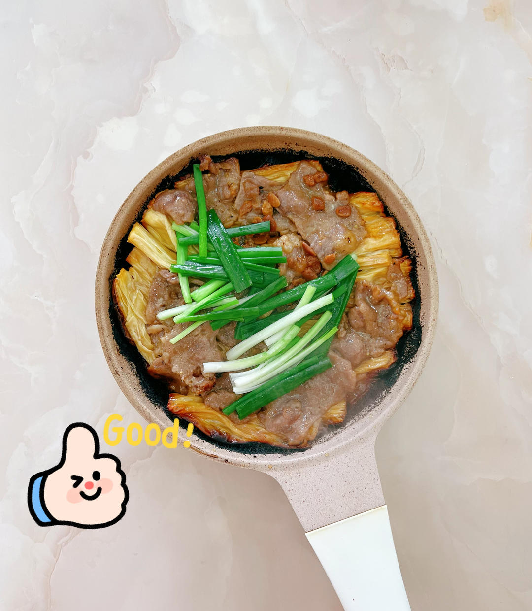 强强联手的腐竹焖牛肉
