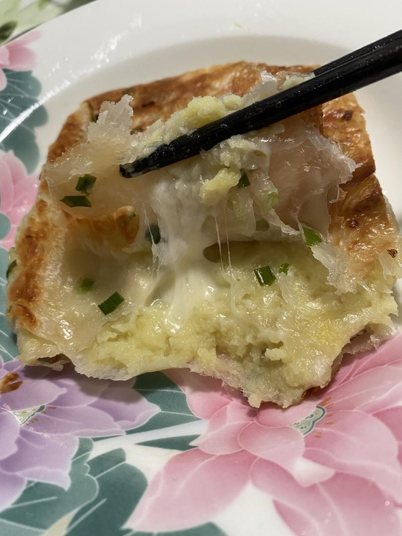 快手手抓饼版红薯饼