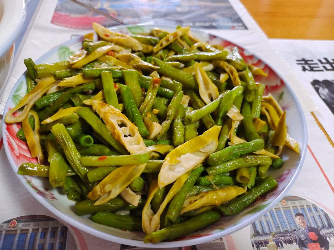 清炒豇豆角