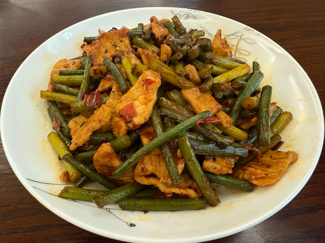 蒜薹炒肉丝
