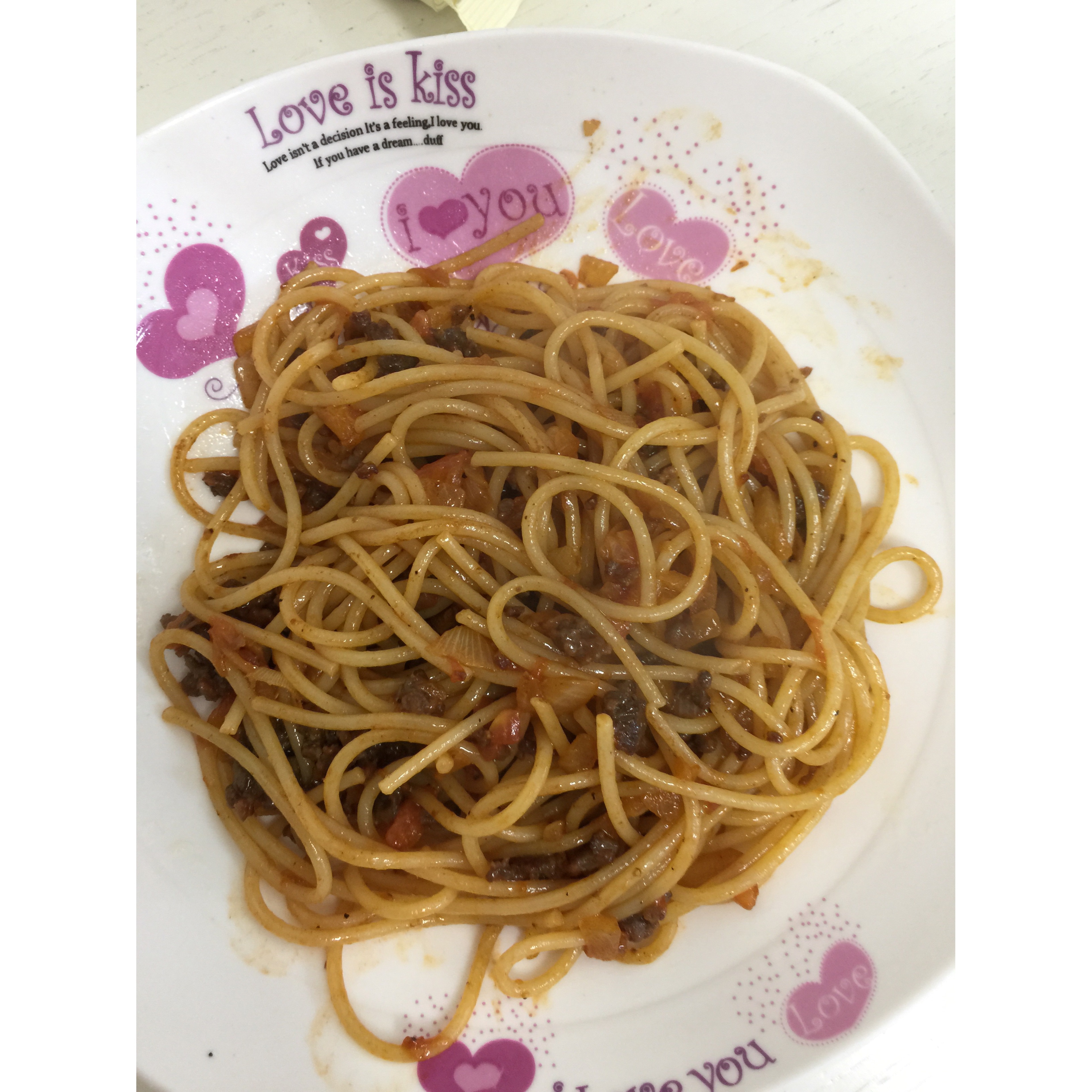 番茄肉酱意大利面