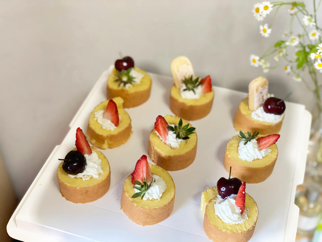 毛巾面可可蛋糕卷‼️变身精致小蛋糕