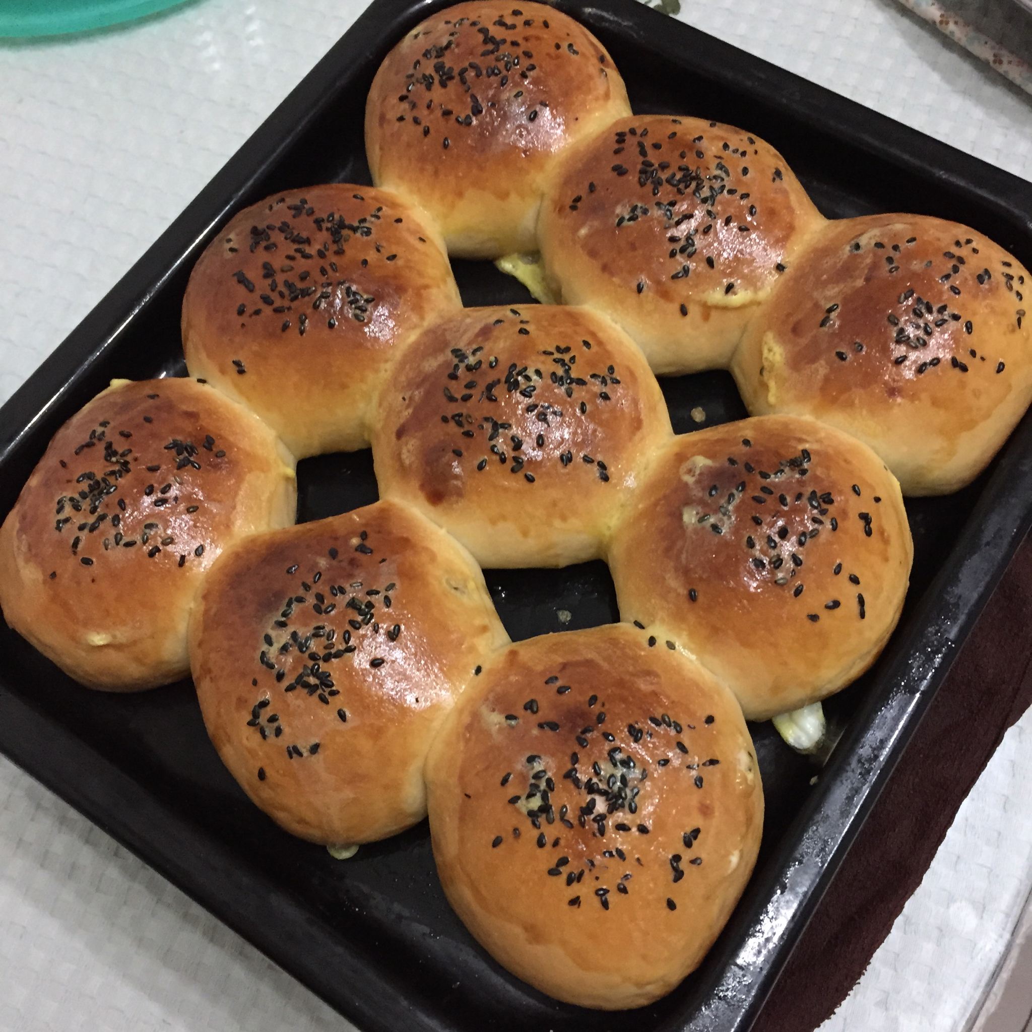 鲜奶油小餐包（一次发酵）