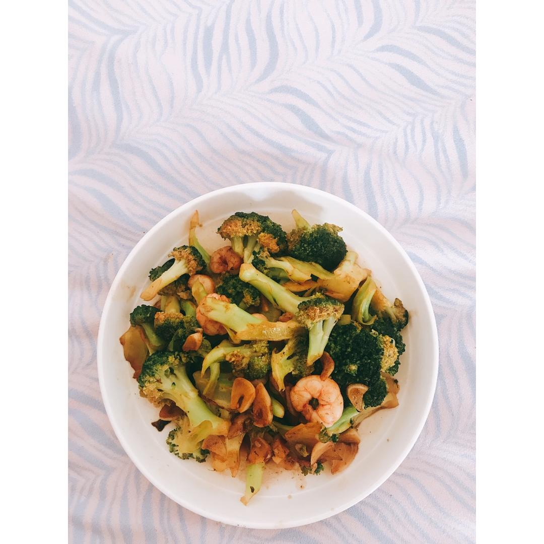 西兰花炒虾仁🍤