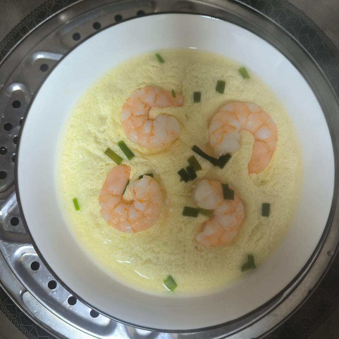 虾仁蒸蛋